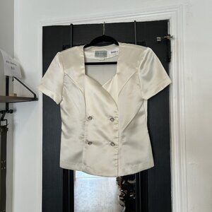 Morningside Button Up T-Shirt White